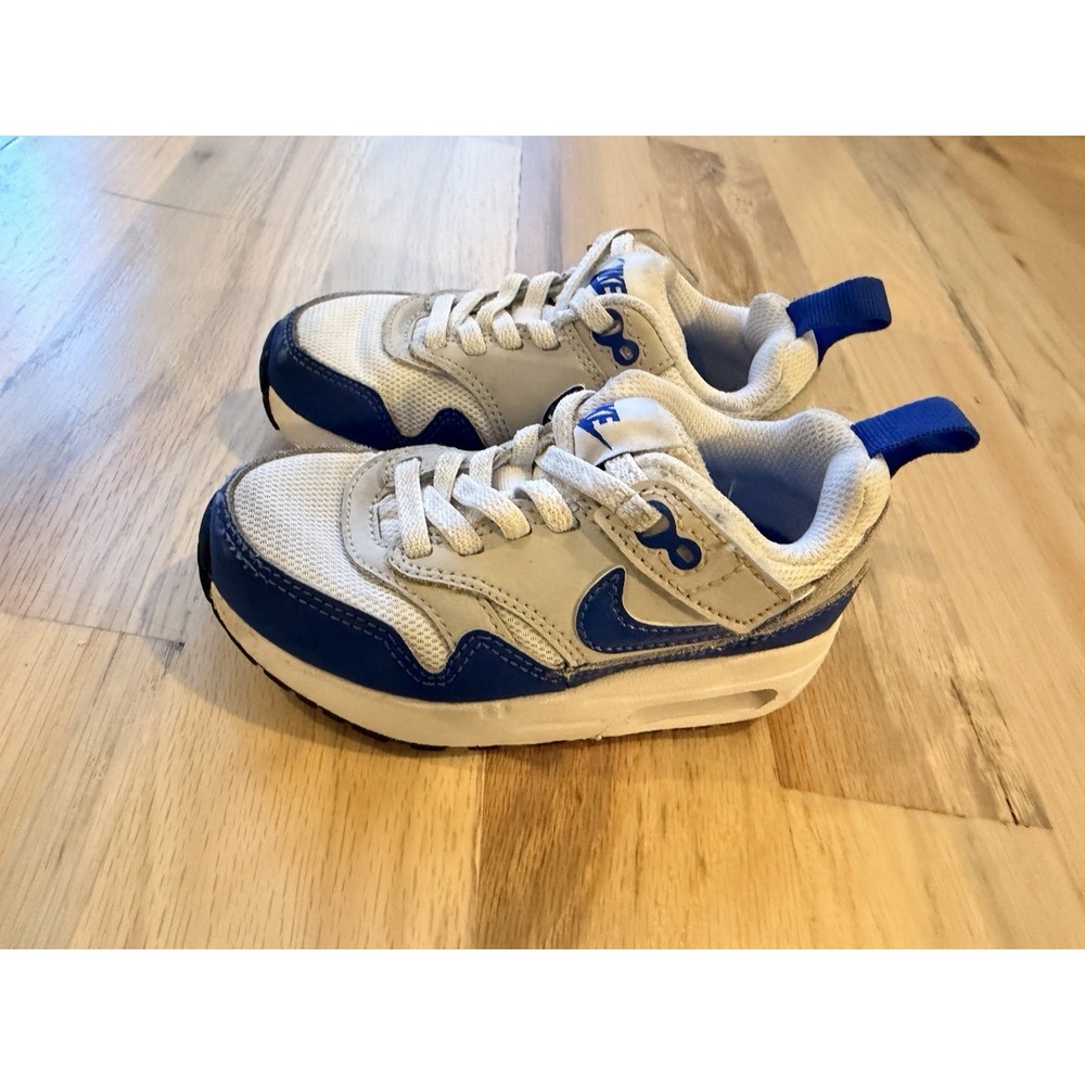 Nike Air Max 1 Easy On ‘Royal Blue’ Toddler Sneakers DZ3308-104- SZ 8 C
